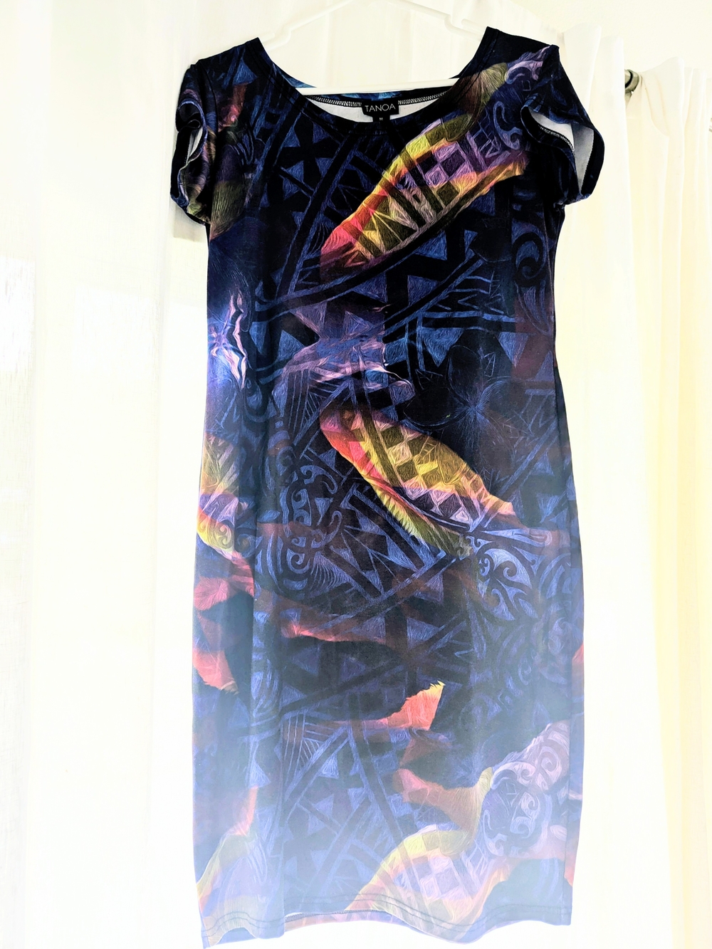 Tanoa Women's Purple Midi Dress